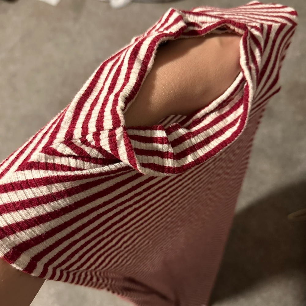 Faux turtle neck sleeveless dress